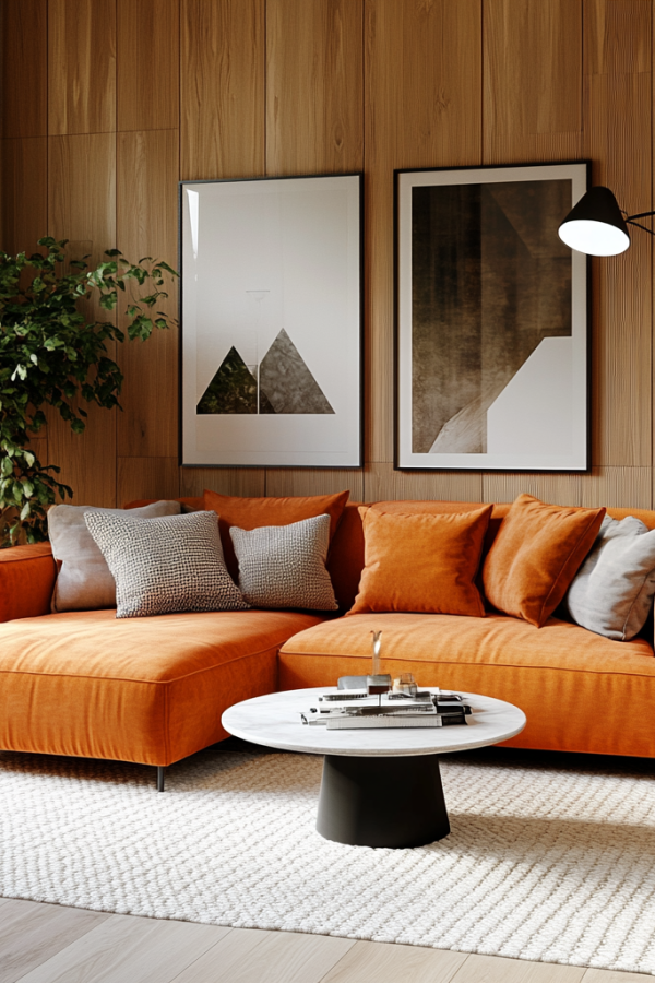 Spend Vs. Save: Tangy Tangerine Accents